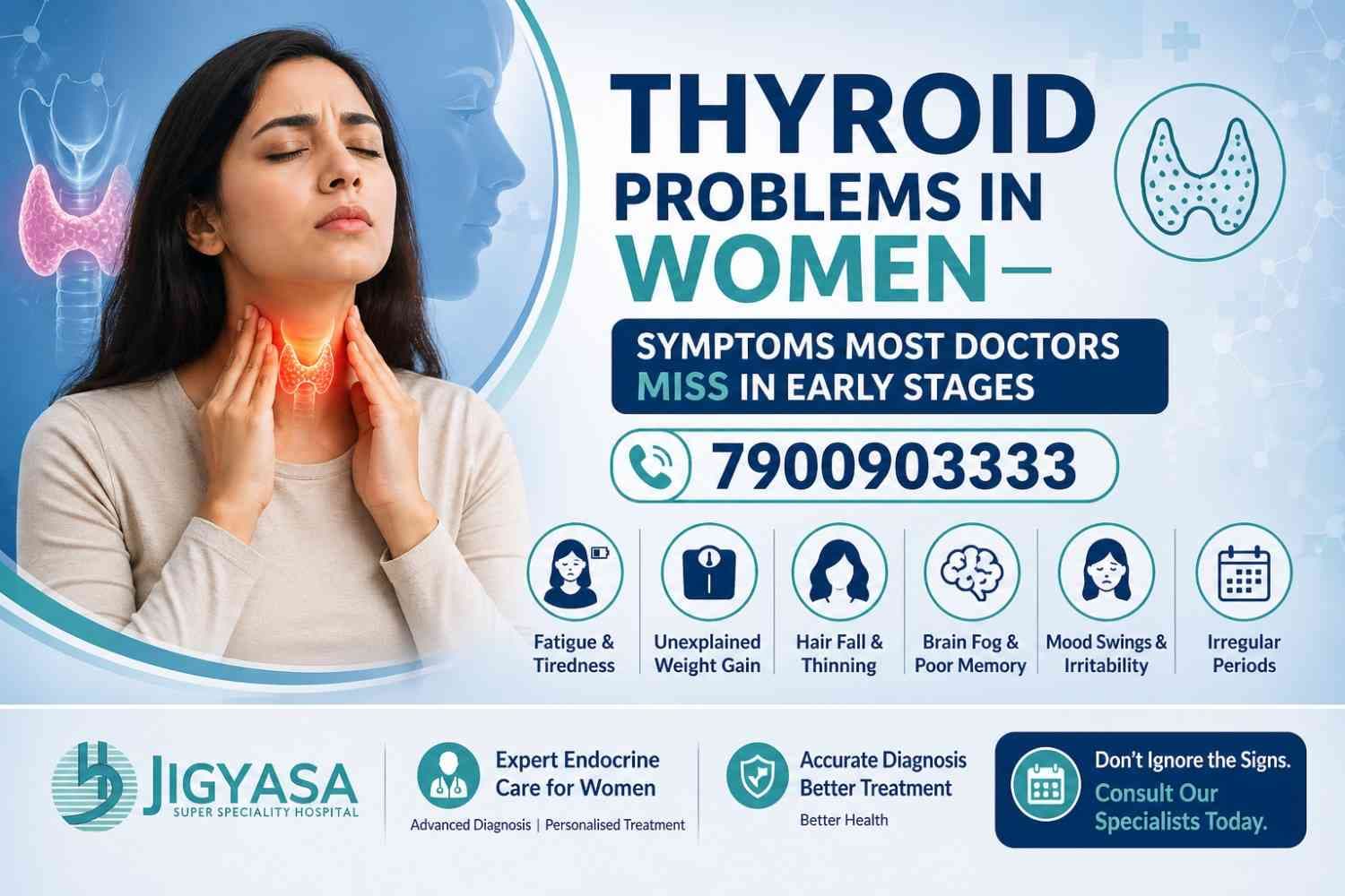 Thyroid Problems in Women — Symptoms Most Doctors Miss in Early Stages