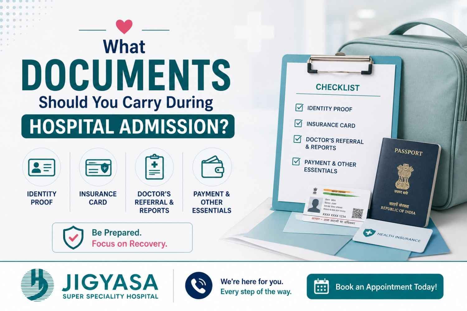 What Documents Should You Carry During Hospital Admission?