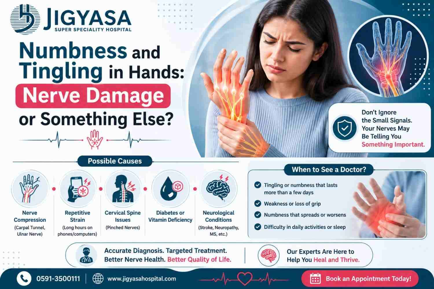 Numbness and Tingling in Hands: Nerve Damage or Something Else?