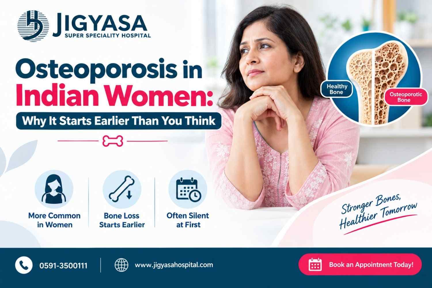 Osteoporosis in Indian Women: Why It Starts Earlier Than You Think