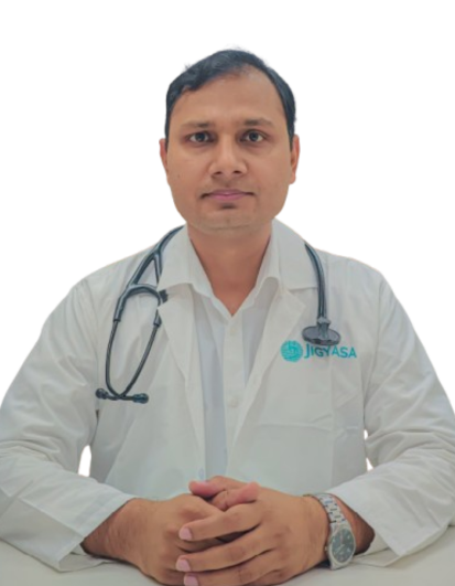 Dr. Amit Kumar Singh, interventional cardiologist at Jigyasa Hospital, Moradabad